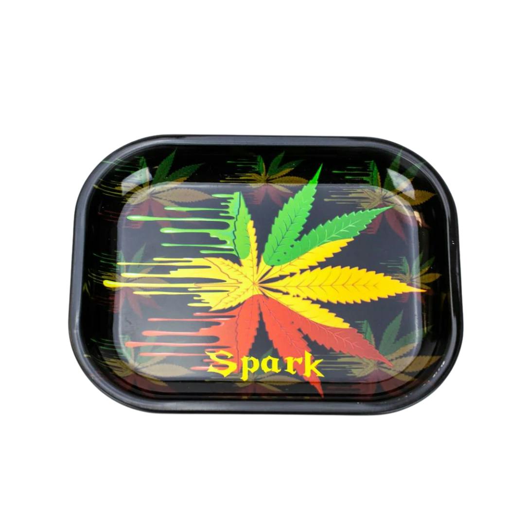 Small SPARK Rolling Tray - Rasta