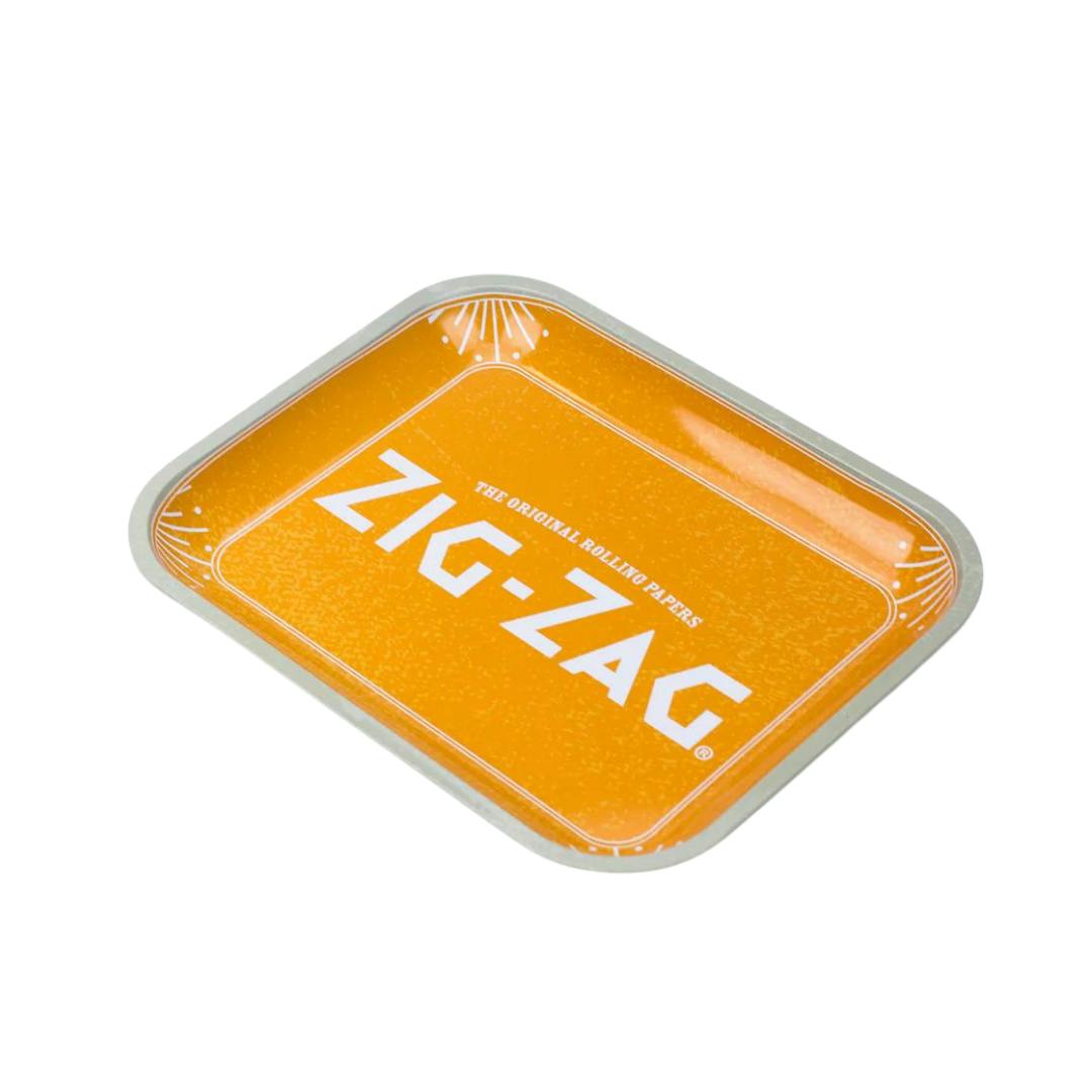 Large Zig-Zag Rolling Tray - Orange