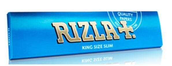 Rizla+ King Size Slim Rolling Papers - Blue