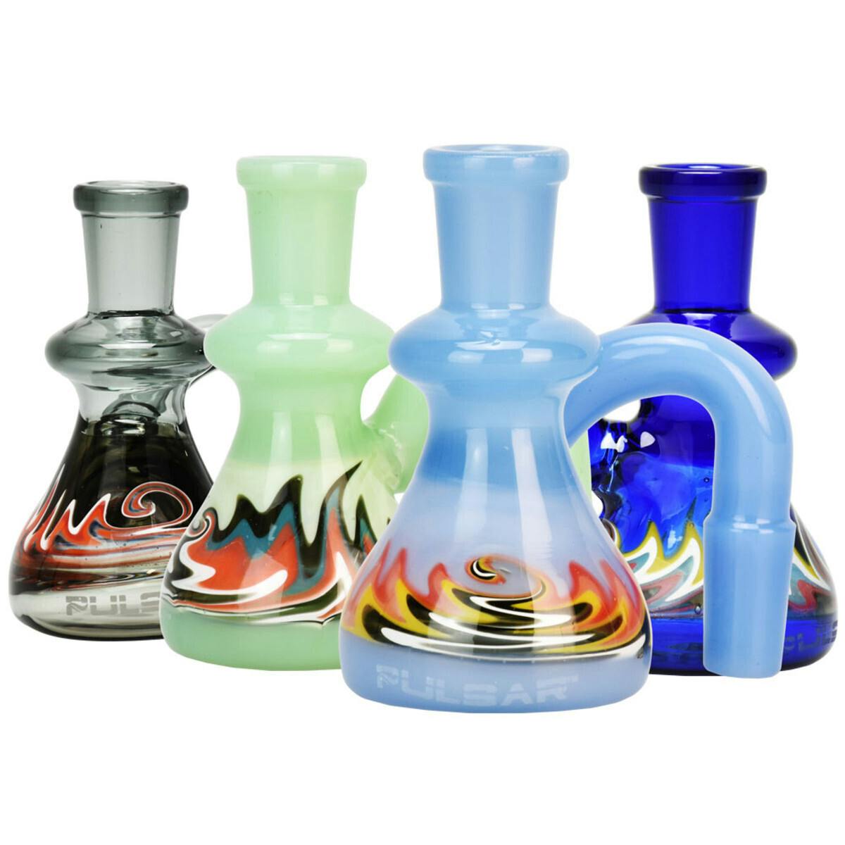 Pulsar Wig Wag Beaker Dry Ash Catcher 90D - 3.25" - Colours Vary