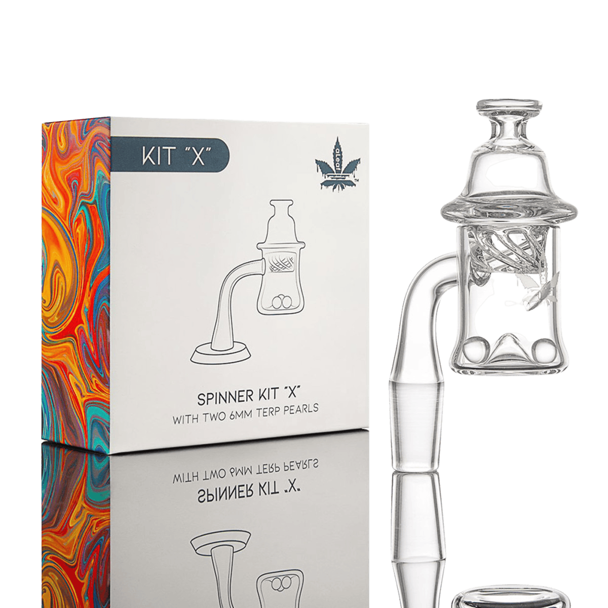 aLeaf Quartz Banger Spinner Kit - X / 14mm M / 45 Degree