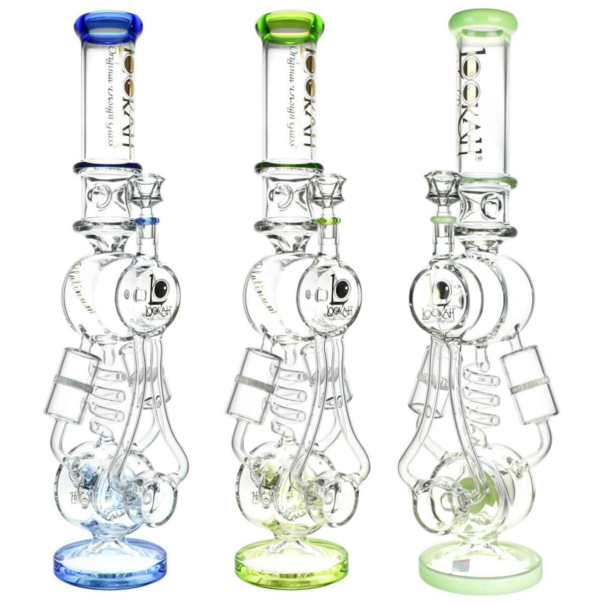 Lookah Hyperdrive Water Pipe - 20.5" / 14mm F / Colors Vary