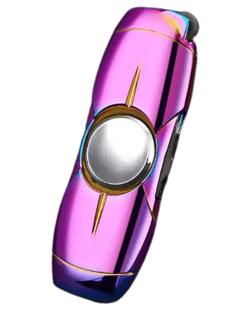 Fidget Spinner Torch Lighter - Rainbow