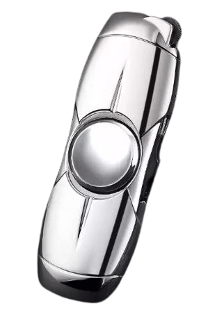 Fidget Spinner Torch Lighter - White