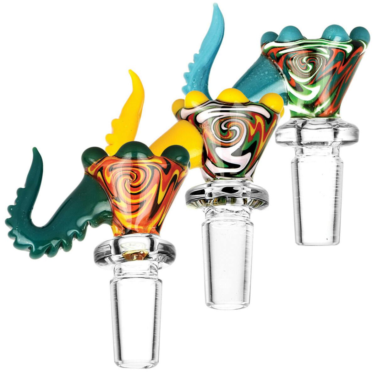 Wig Wag Tentacle Herb Slide / Colors Vary
