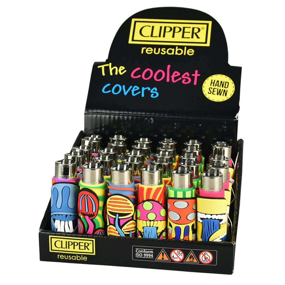 Clipper Lighter - Textured Mushroom Cover
