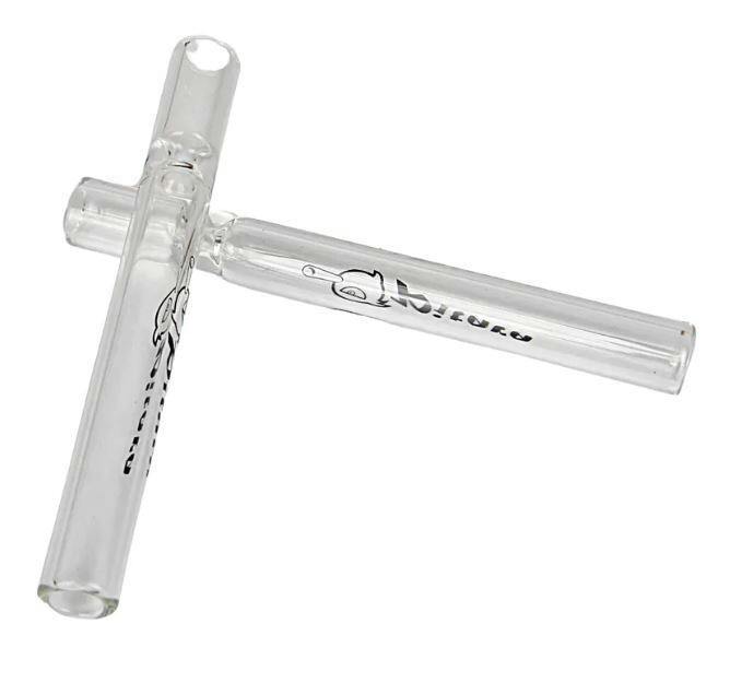 Smoke Pitara - GLASS BATS / ONE HITTER PIPE - Clear