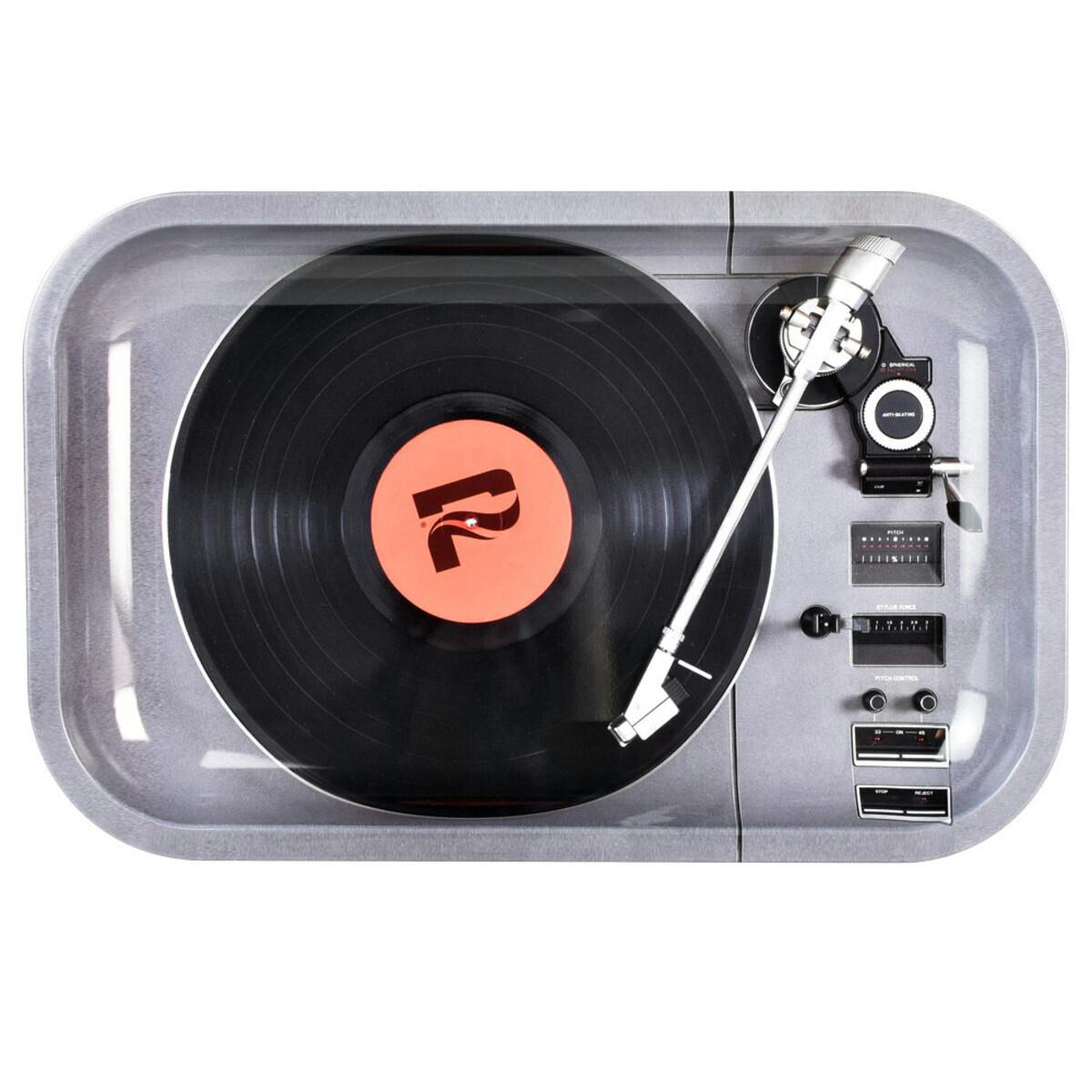 Pulsar Metal Rolling Tray | Turntable | 11"x7"