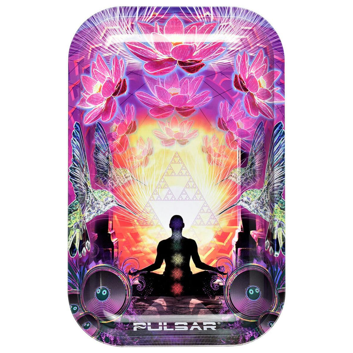 Pulsar Metal Rolling Tray | 11"x7" | Sound of Silence