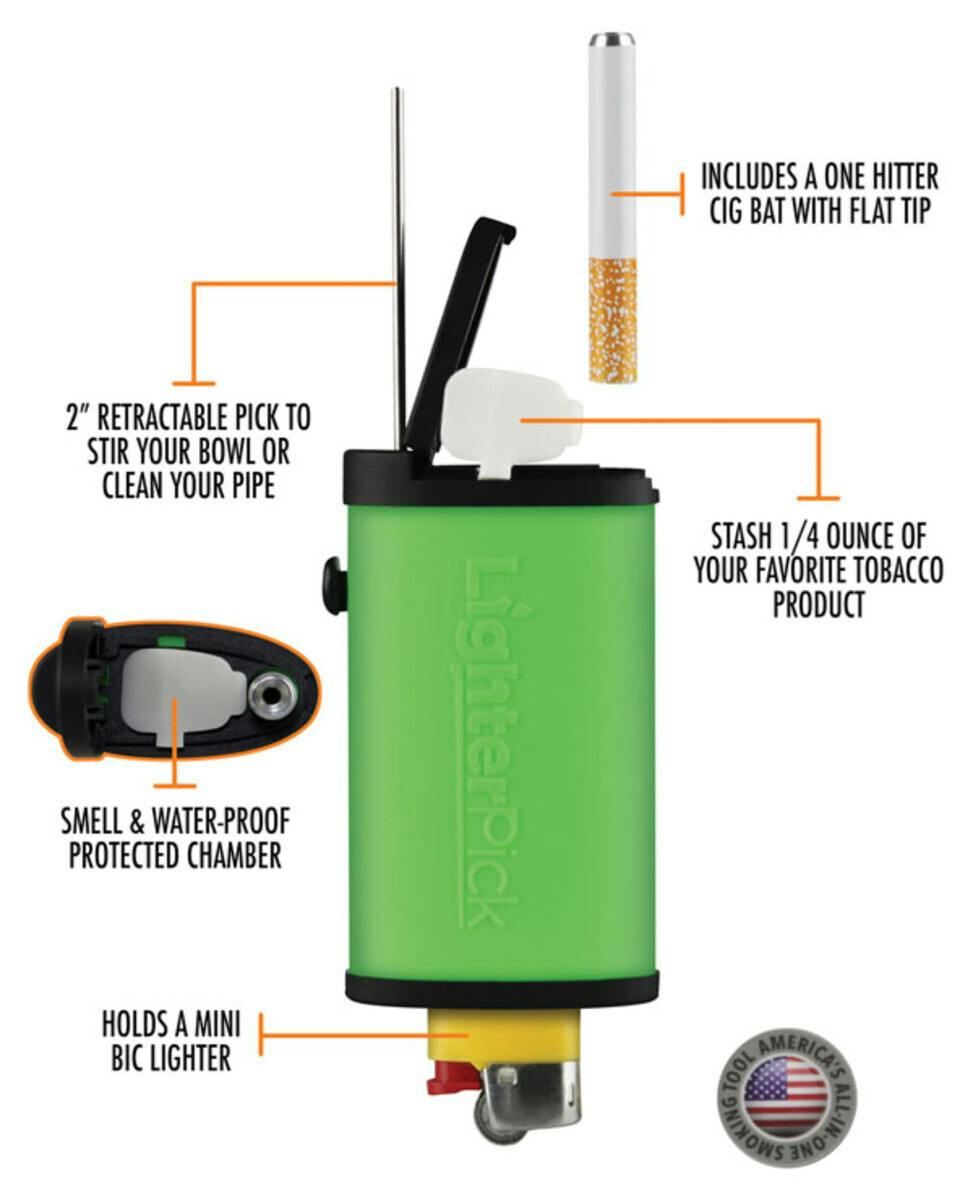 LighterPick Dugout All-In-One Waterproof - Green