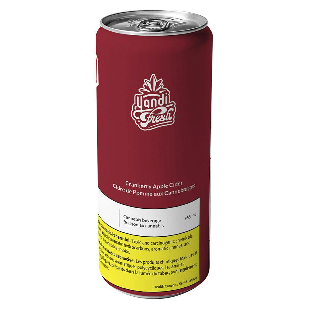 Province Brands - Yandi Fresh Cranberry Apple Cider - Blend - 355ml