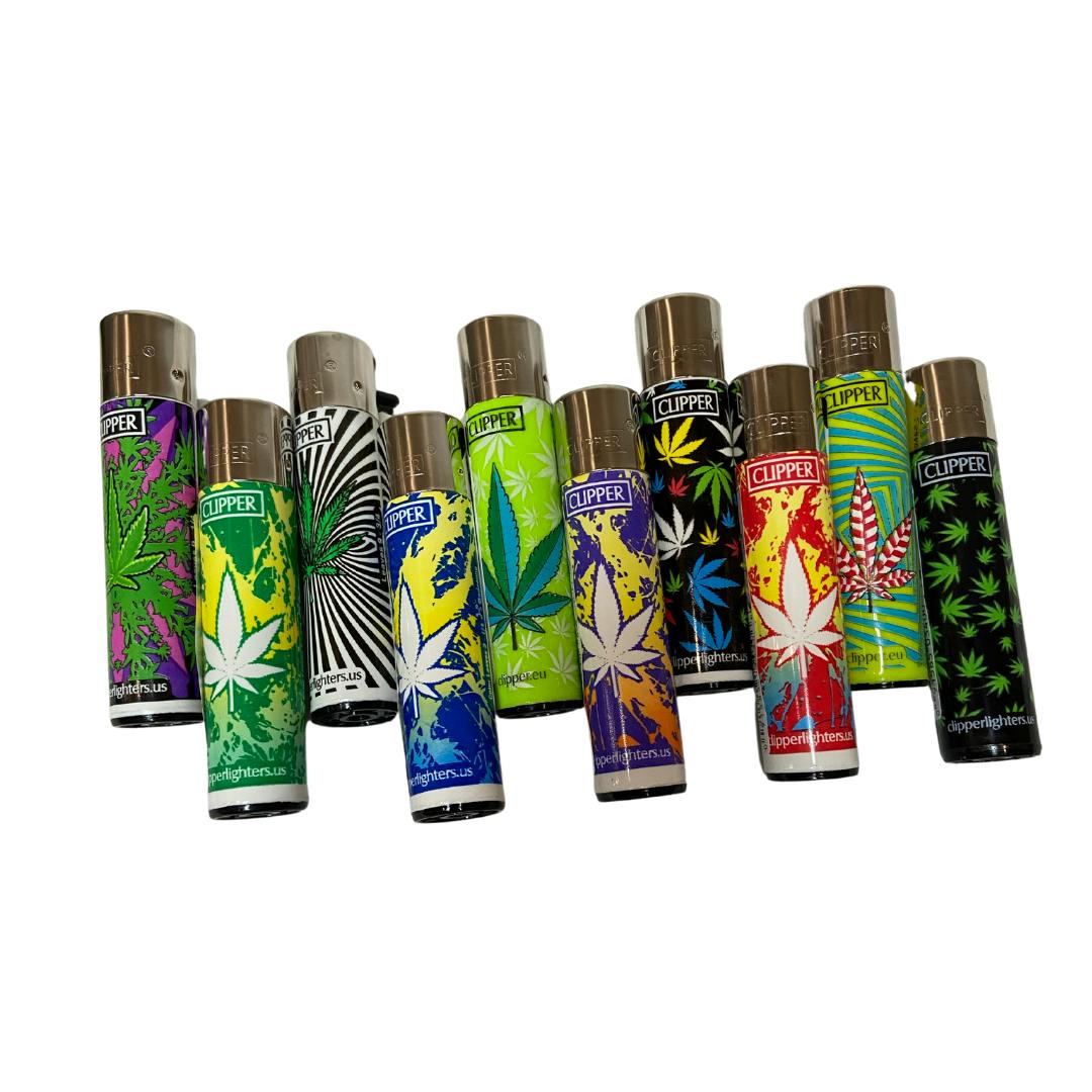 Clipper Lighter - Psychadelic Leaf