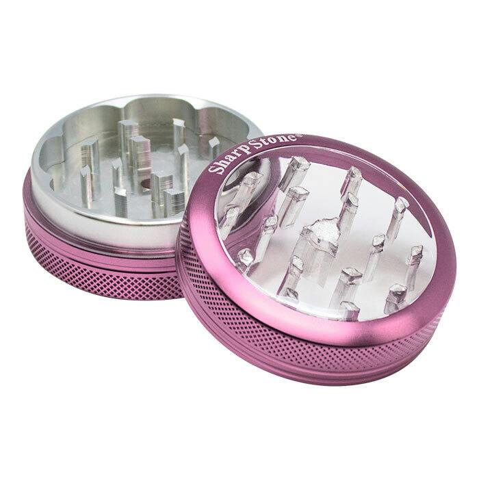 Sharp Stone Two Stage Aluminum Grinder - Pink