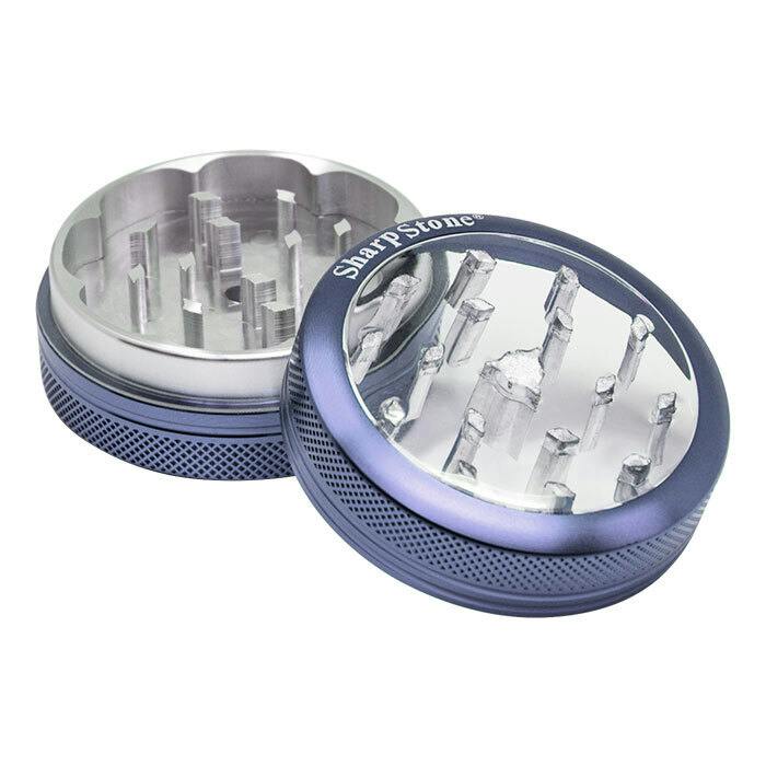 Sharp Stone Two Stage Aluminum Grinder - Blue