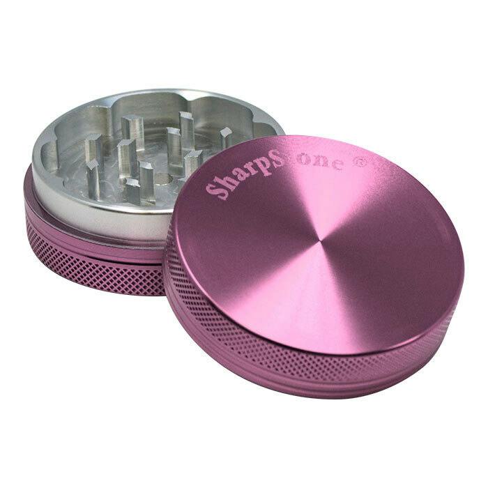 Sharp Stone Two Stage Aluminum Grinder - Pink