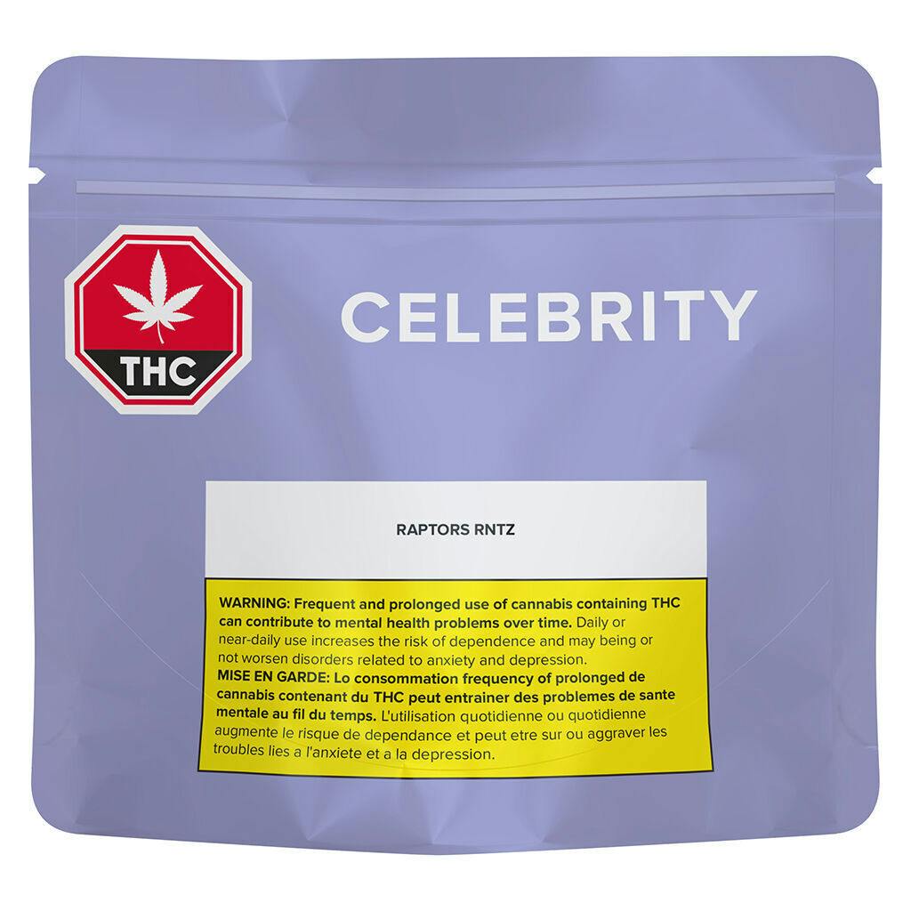 CELEBRITY - Raptors Rntz - Indica - 3.5g