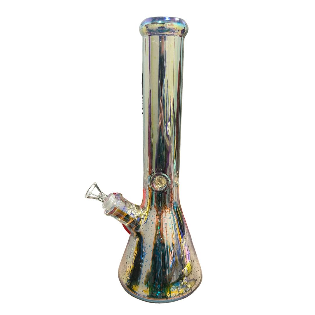 14" 3D Chrome Bong - Blue