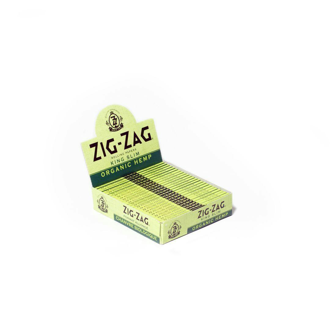 Zig Zag Rolling Papers King Slim - Green