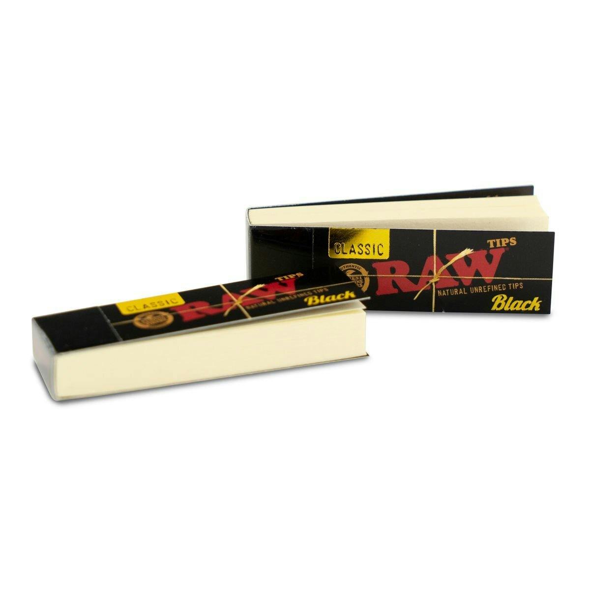 RAW Classic Black Filter Tips
