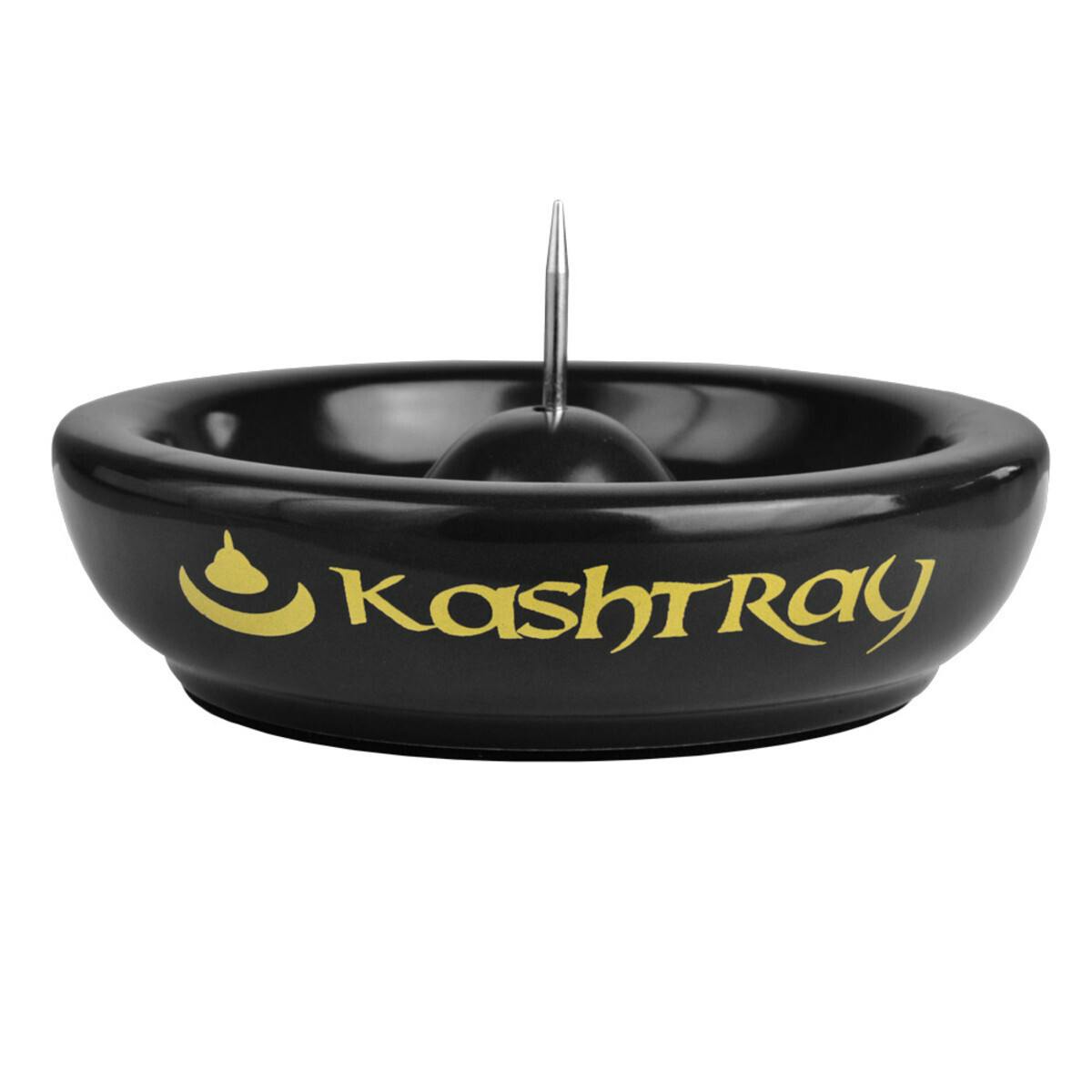 4.5" Kashtray Original Cleaning Spike Ceramic Ashtray - Black