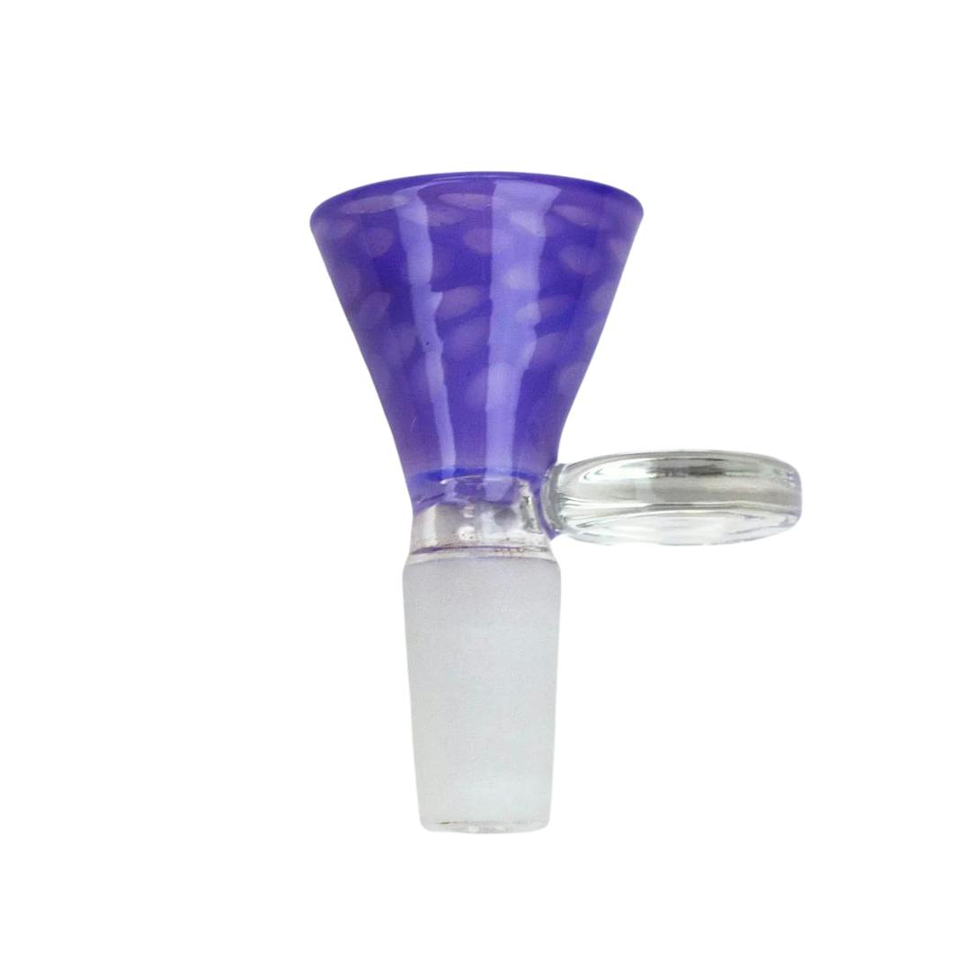 Thick Honey Bowl for 14mm Female Joint - Purple