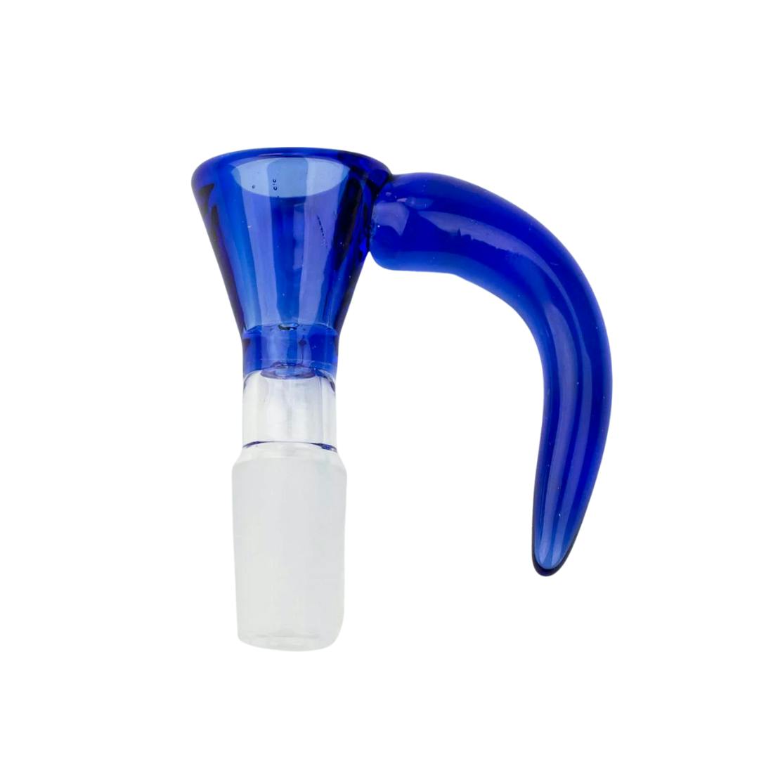 Thick bowl with Horn Handle - Blue