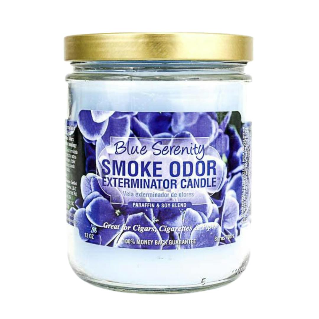 Smoke Odour Candle 13oz - Blue Serenity