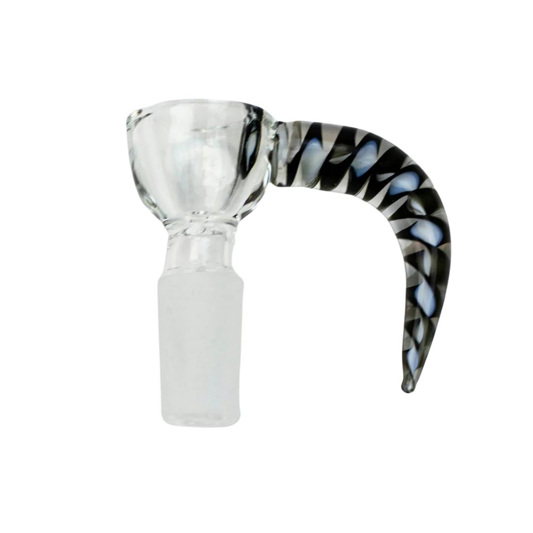 Thick bowl with Horn Handle - Black