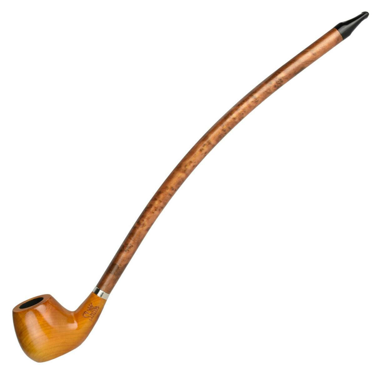 Pulsar Shire Pipes - 15” Curved Stem Cherry Wood Tobacco Pipe