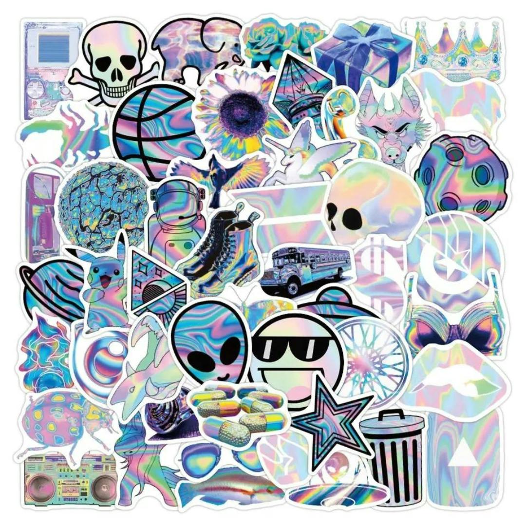 Assorted Cannabis Design Stickers - H
