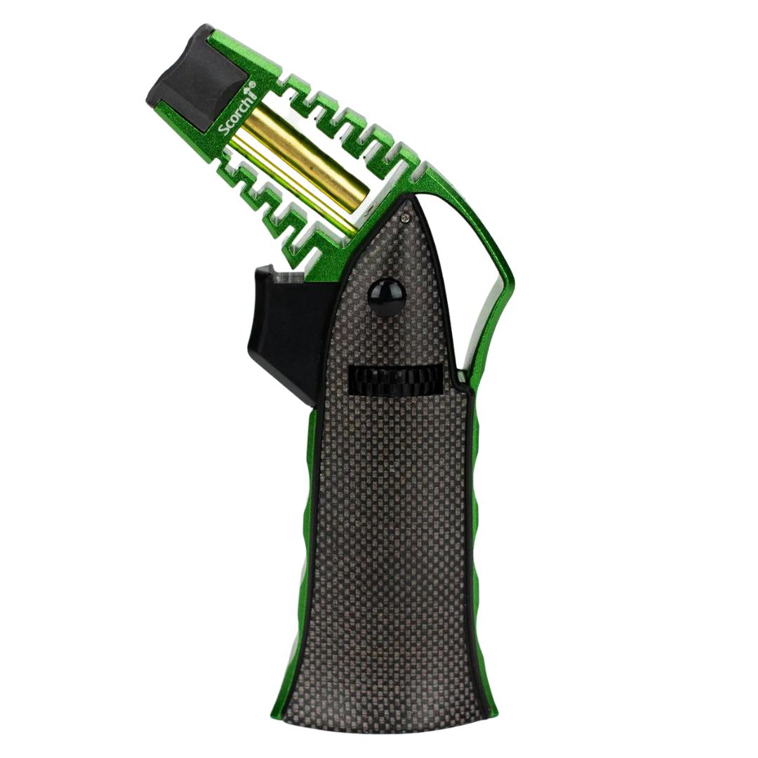 Scorch Torch - Adjustable Single Jet Torch Lighter - Green