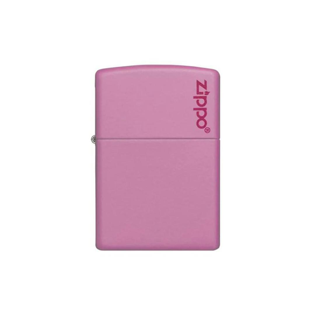 Zippo - Pink Matte with Logo