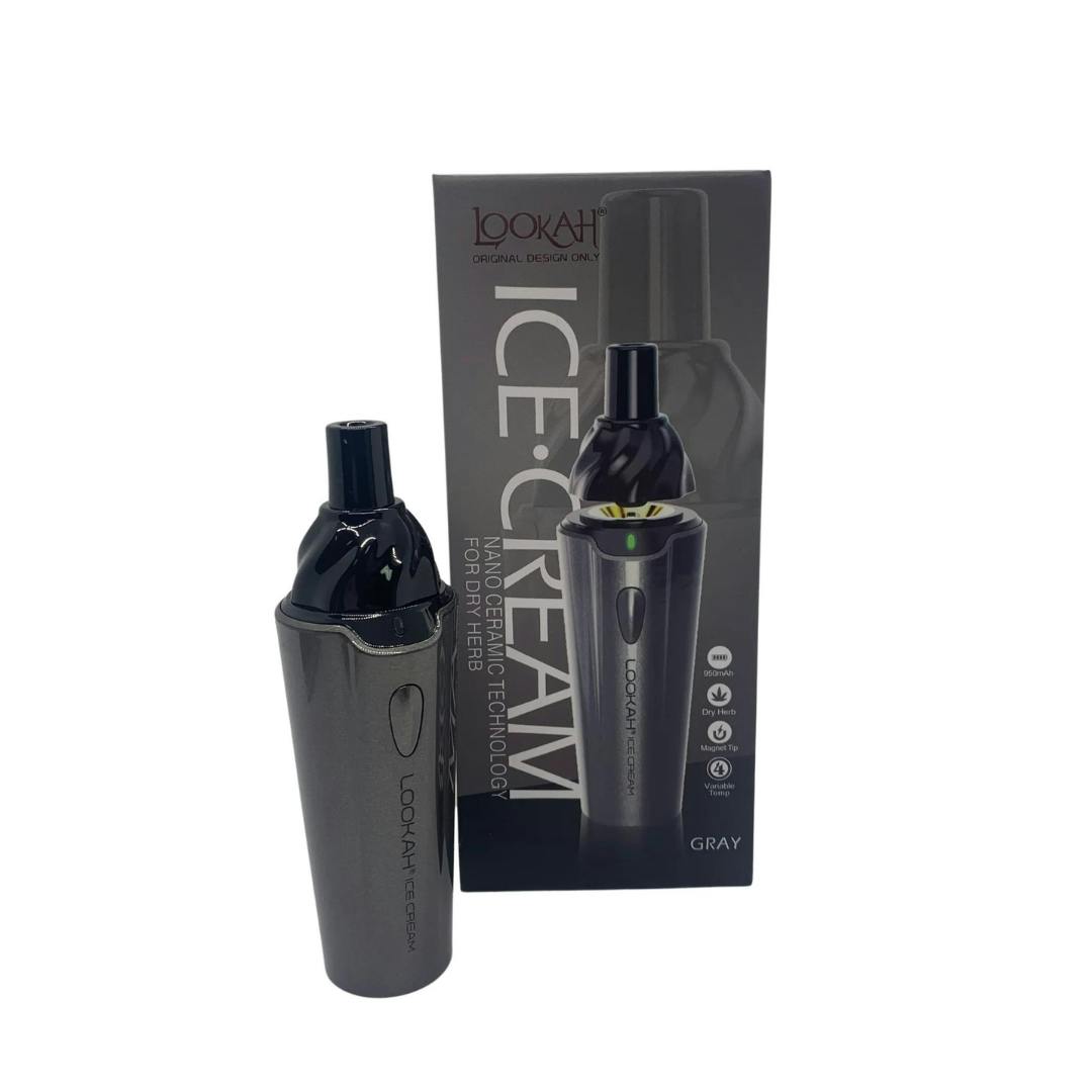 Lookah Ice Cream Dry Herb Vaporizer - Grey