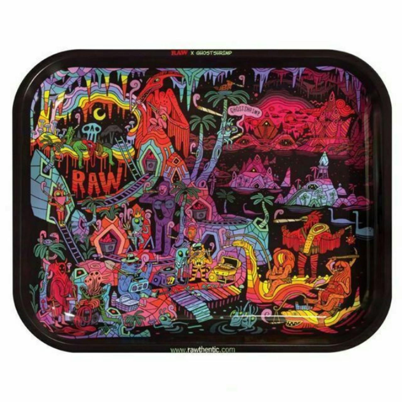 Large RAW Rolling Tray - Shrimp Tray
