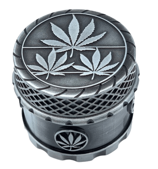 Triple Leaf Grinder - Grey