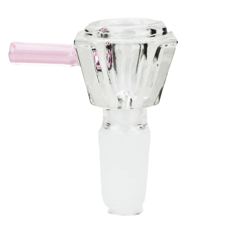 Octagon bowl with bar handle - Pink