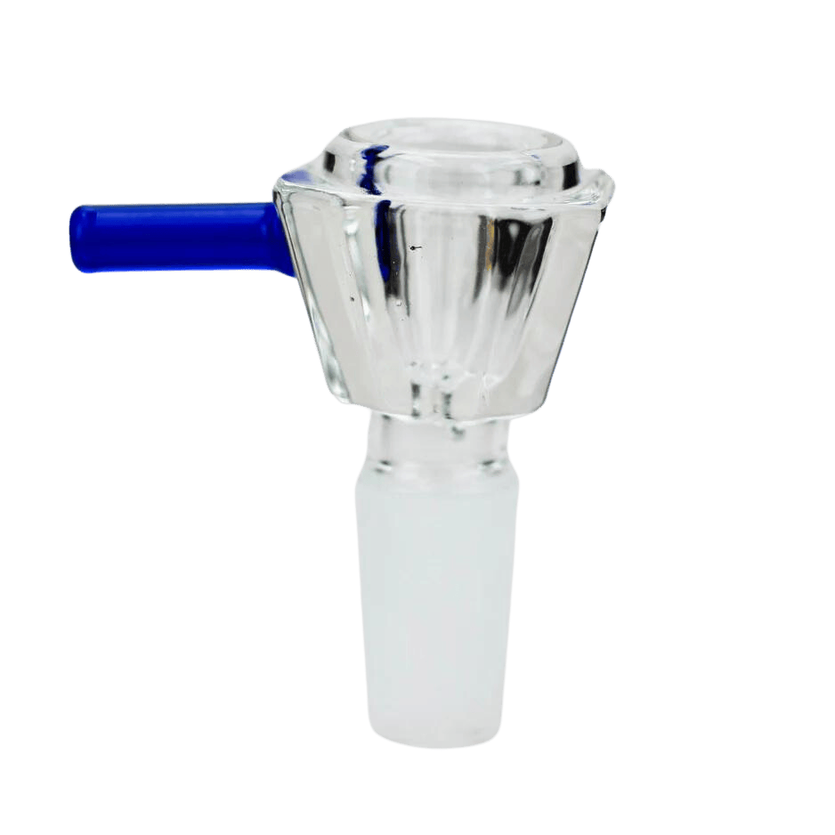 Octagon bowl with bar handle - Blue