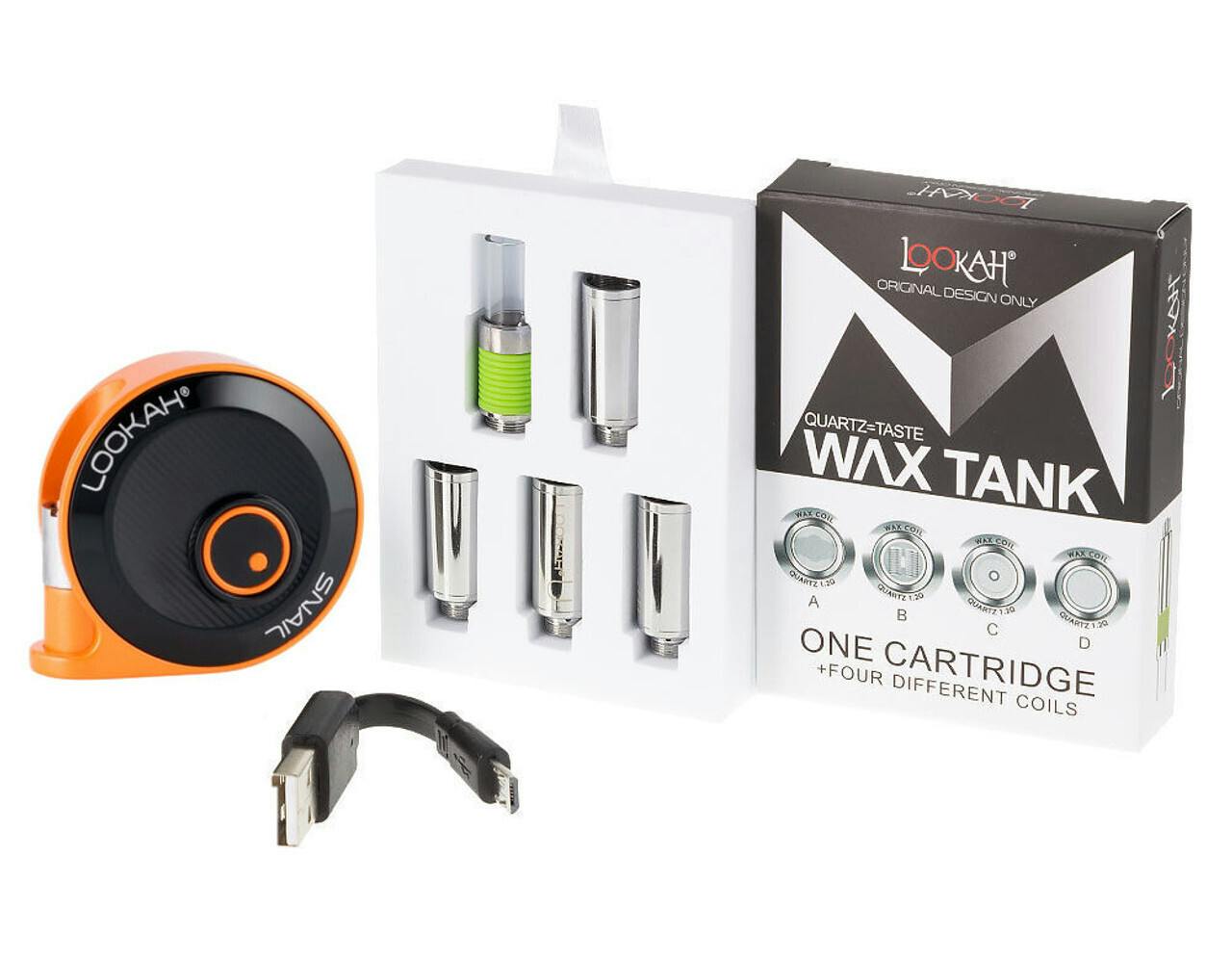 Lookah Snail Wax Kit - Orange
