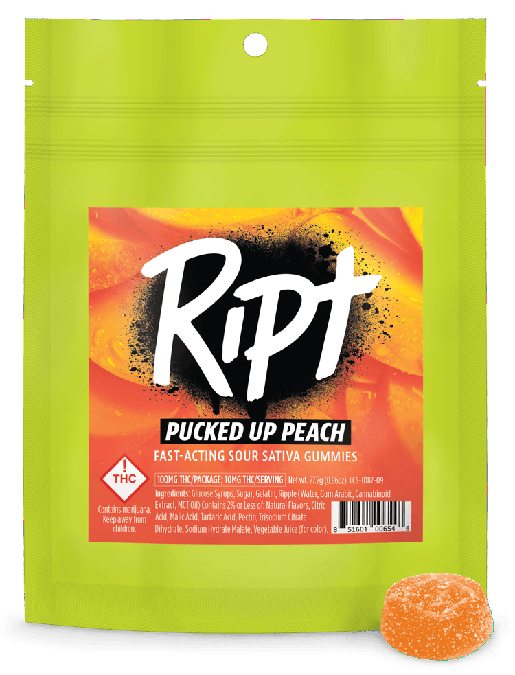 Ript - Sour Pucked Up Peach 100mg
