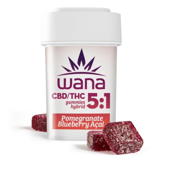 Wana - Pomegranate Blueberry Acai 5:1 THC|CBD