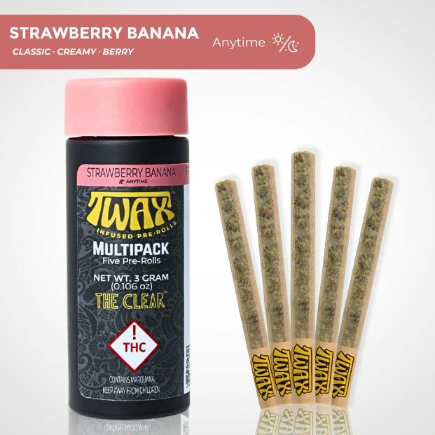 Twax - Strawberry Banana 6-Pack 3g
