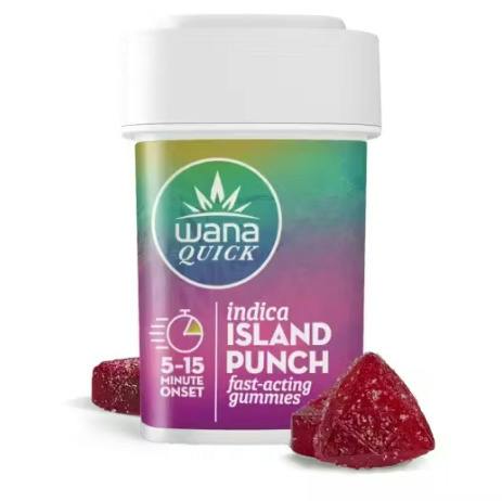 Wana Quick | Island Punch Fast Acting Gummies | 10x20mg