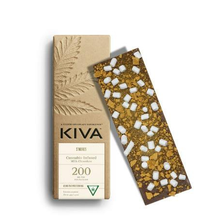 Kiva | S'mores Milk Chocolate Bar | 20x10mg