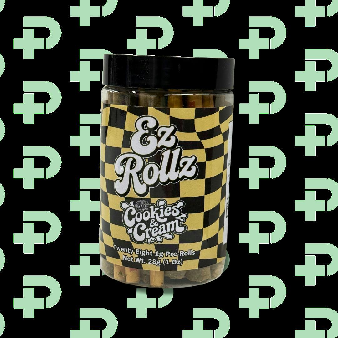 Ez Rollz 28 Pack Prerolls - Cookies & Cream