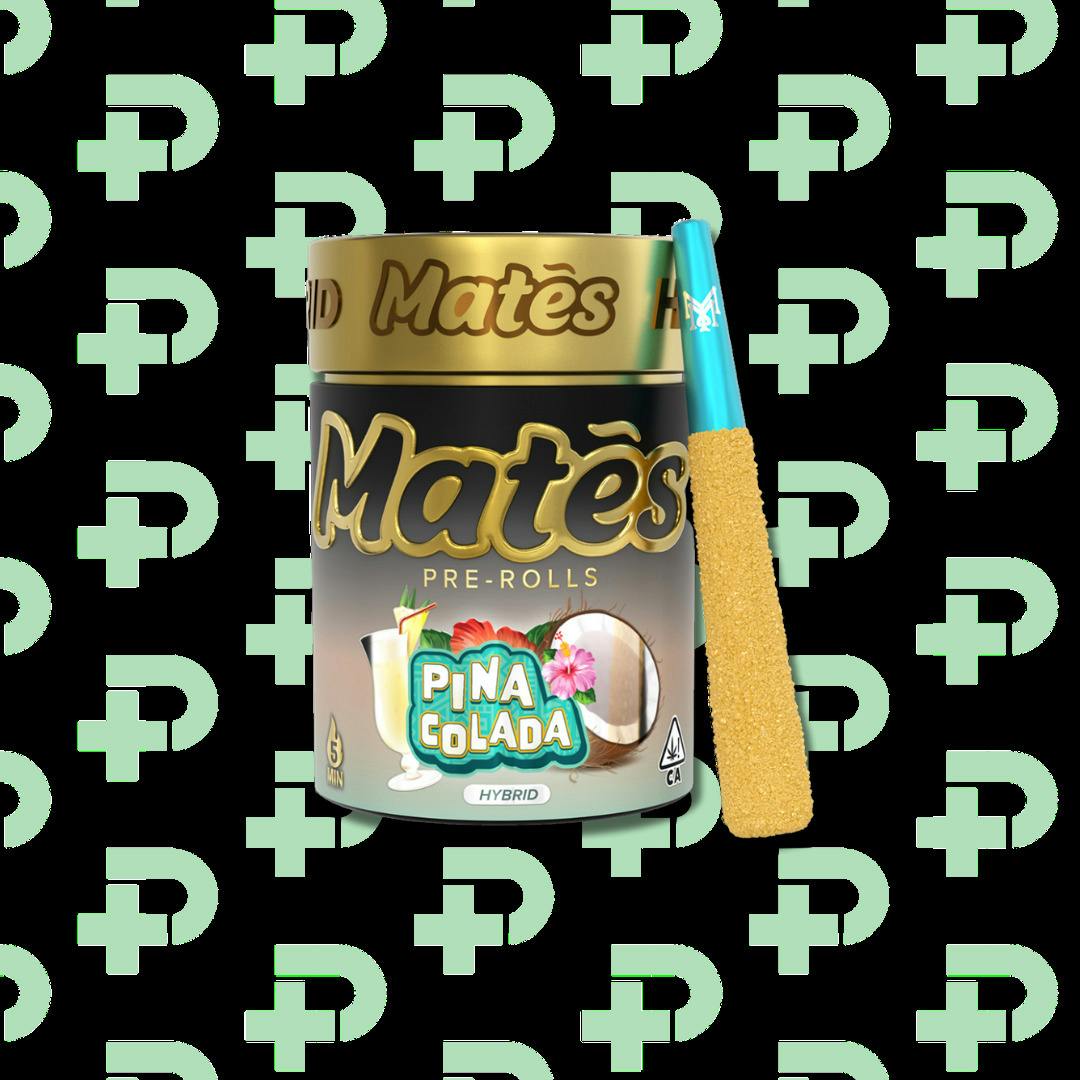 Muha Meds Mates Infused Preroll 5 Pack - Pina Colada