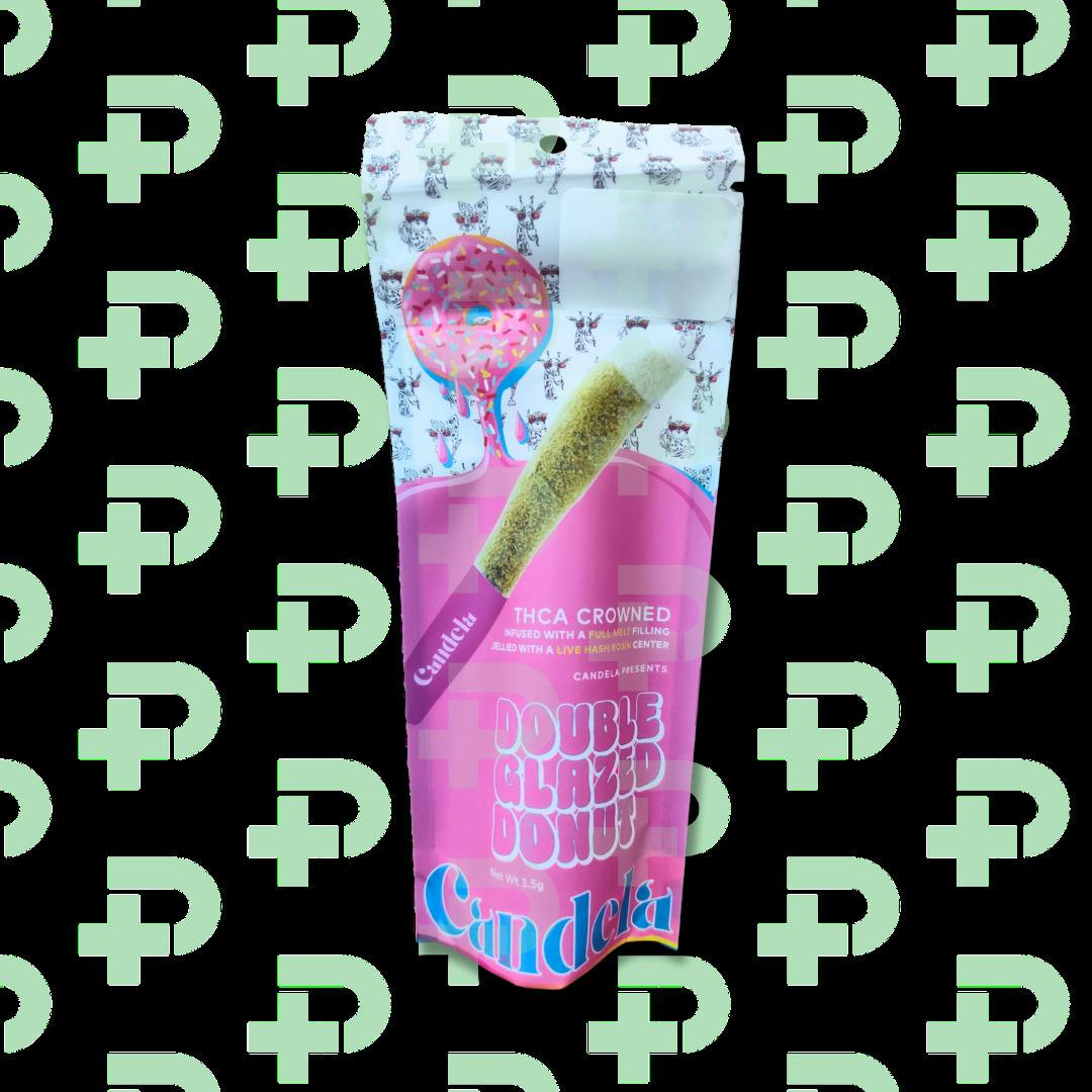 Candela 1.5g Double Glazed Donut - Lemon Ice
