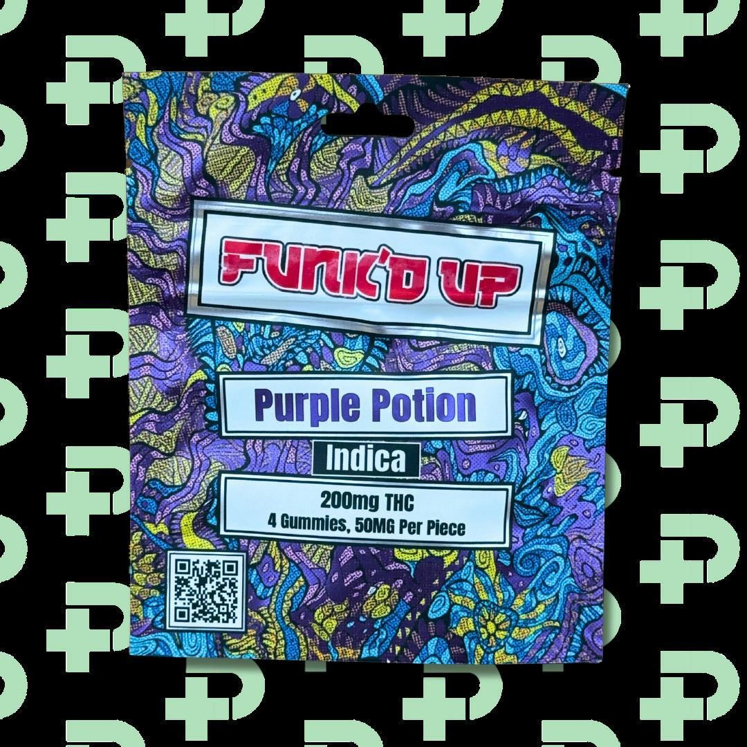 Funk'd Up 200mg Gummies - Purple Potion