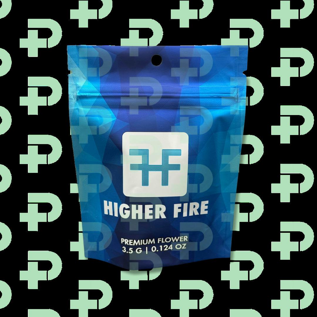 Higher Fire Prepack 8th - Blue - Irish Cream