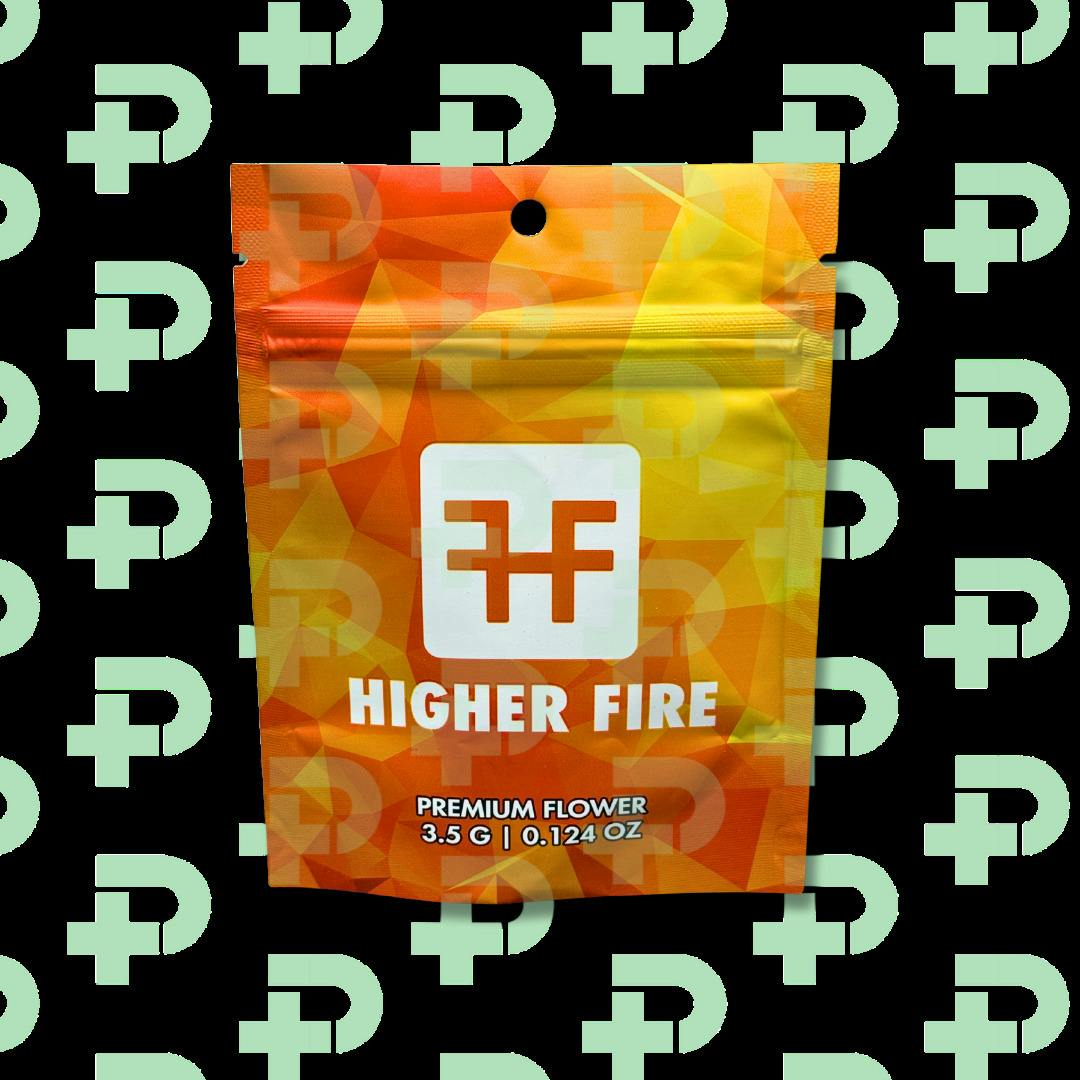Higher Fire Prepack 8th - Orange - Purple Thai cannabis product