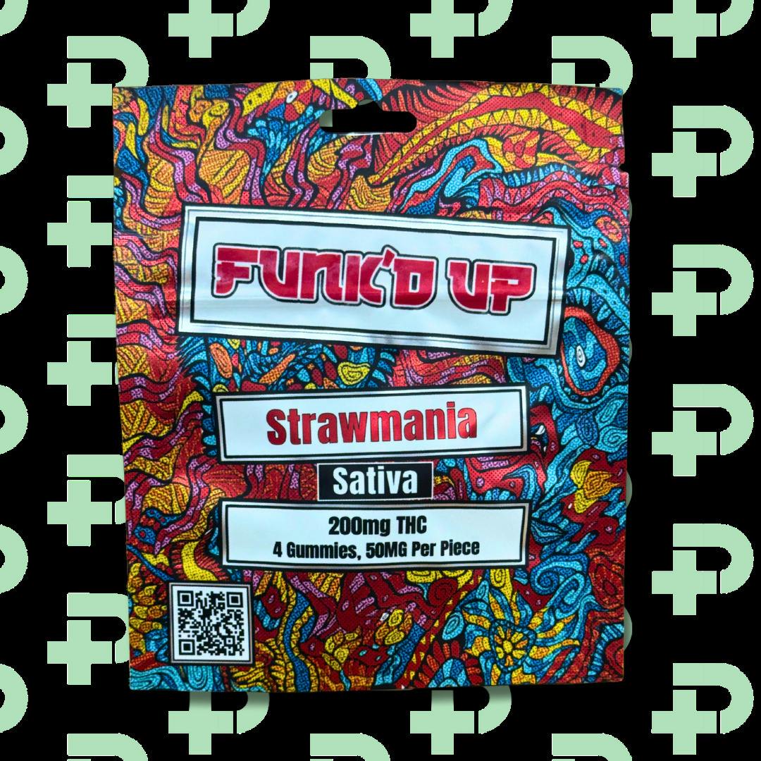 Funk'd Up 200mg Gummies - Strawmania